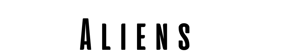 Aliens & Cows Bold Schrift Herunterladen Kostenlos